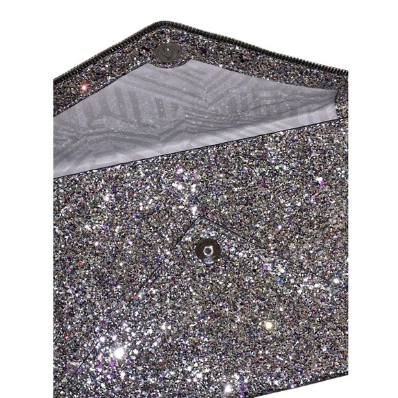 REBECCA MINKOFF Glitter LEO Envelope Glam Clutch Purse Multicolor NWOT Going Out - Picture 2 of 6